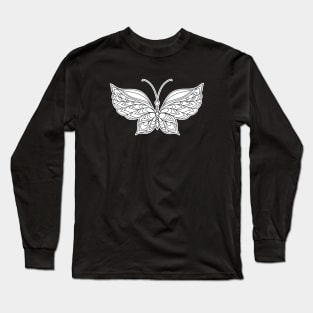 Butterfly Mandala Long Sleeve T-Shirt